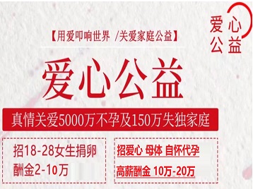 平鲁捐卵助孕生子 爱心志愿者招募